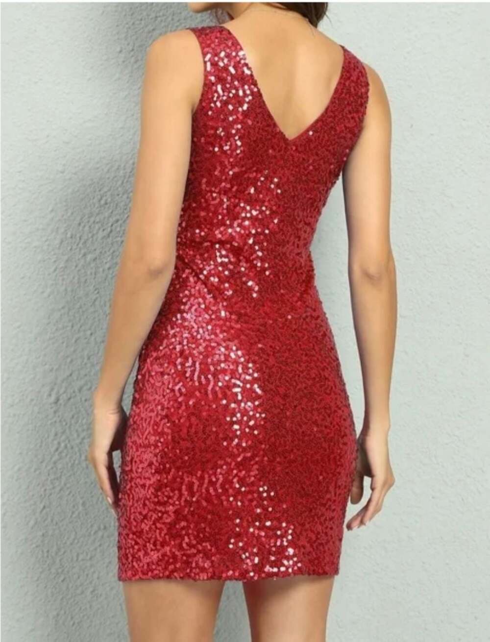 Red Sequin Dress “AVAILABLE” - Picture 9 of 9